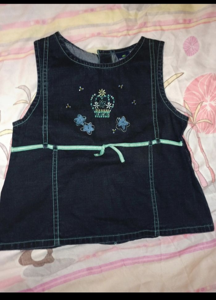 Haut en jeans sergent major 7 ans