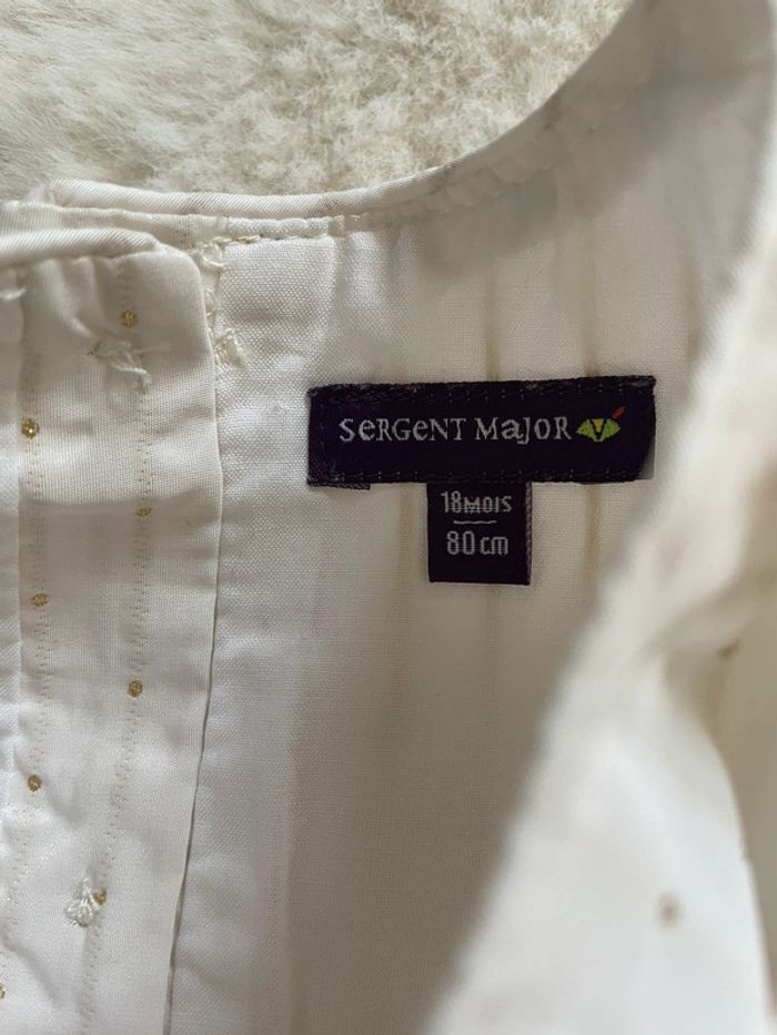 Robe de cérémonie sergent major 18 mois - 80 cm - photo numéro 7