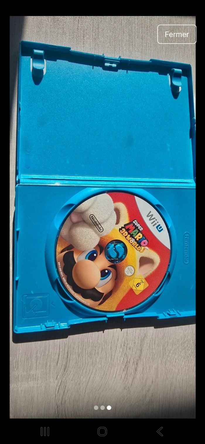 Jeu Wii U super mario 3D world - photo numéro 3