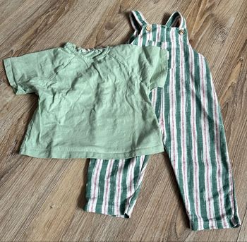 Ensemble t-shirt et salopette