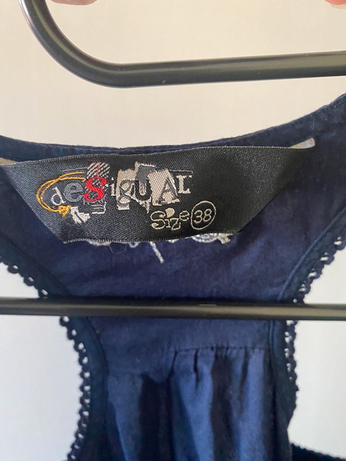 Robe Desigual bleue Taille 38 - photo numéro 5