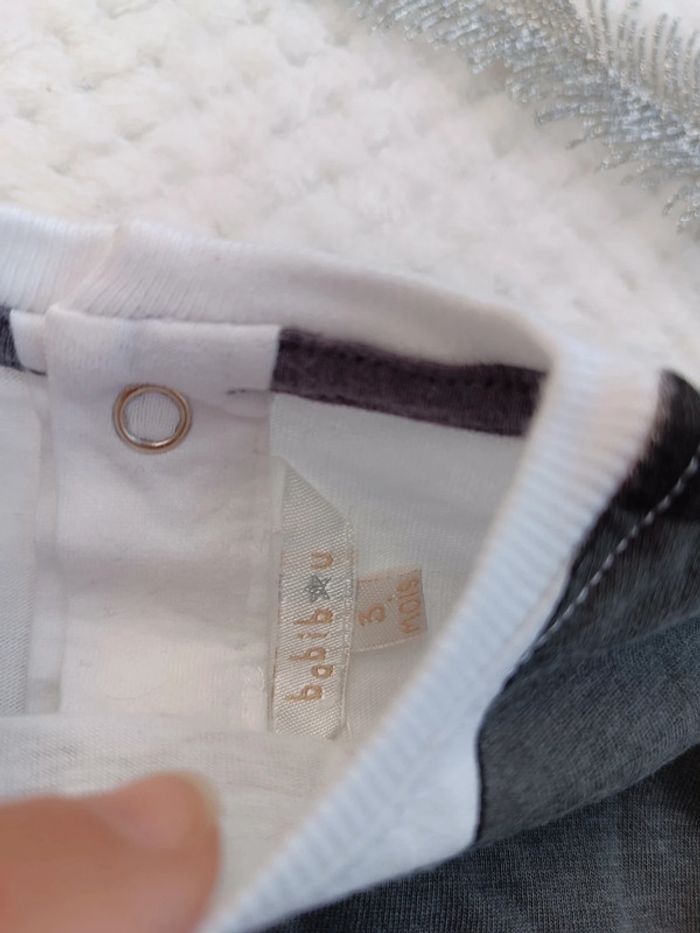 🔸T-shirt manches longues Babibou 3 mois🔸 - photo numéro 3