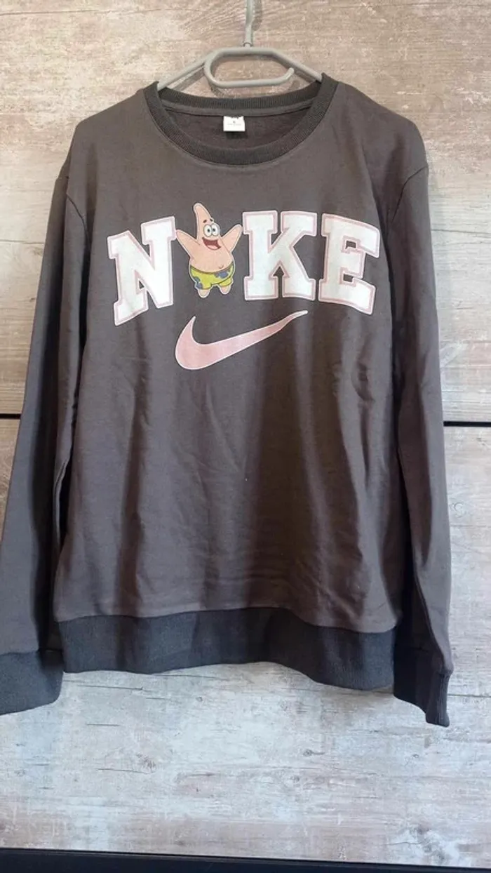 Sweat gris Patrick de Bob l'éponge Unisexe