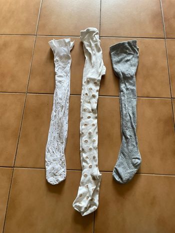 Lot 3 collants fille 4/6 ans 27/30