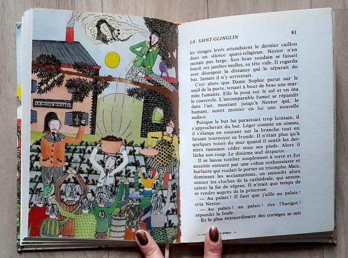 Robert escarpit - les contes de la saint-glinglin collection fantasia cheval bleu 8 à 12 ans - photo numéro 8