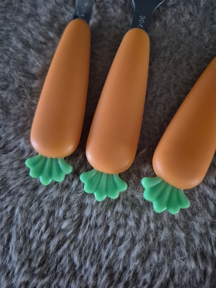 Couverts bébé 'carotte' - photo numéro 3