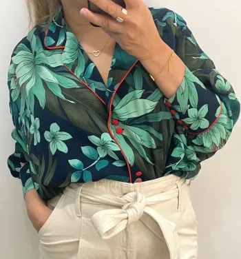Chemise Zara Imprimé florale Taille M