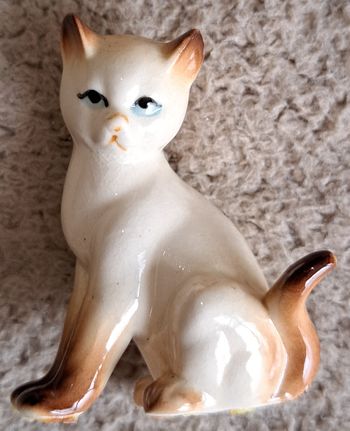 🗿 Statuette en céramique - chat