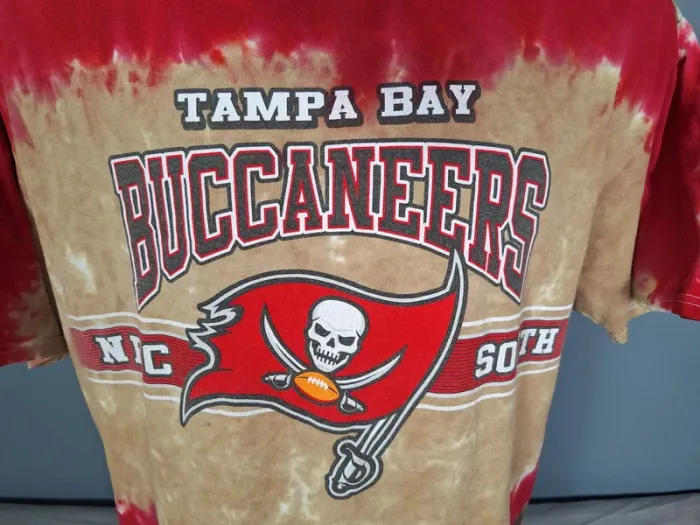 tee shirt /Tie dye nfl homme taille L - Tampa Bay Buccaneers (509) - photo numéro 3
