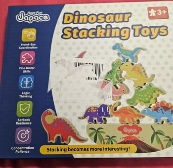 Jeux D'équilibre en Bois, Dinosaure Jouet À Empiler