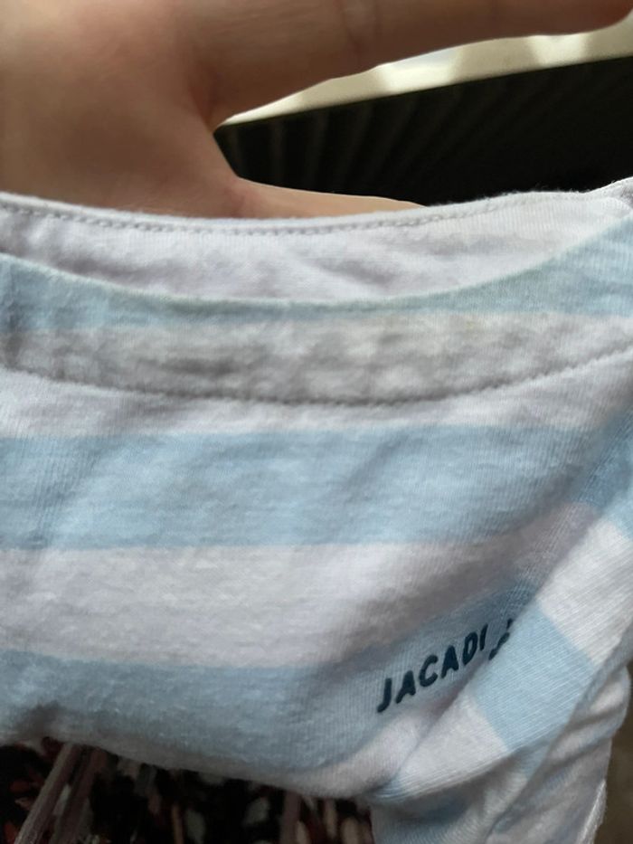 T shirt raye marinière coton 12mois - photo numéro 2