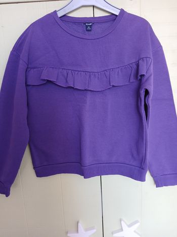 Pull molleton fille 10 ans