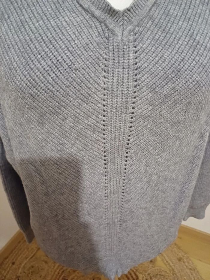 Pull gris chaud asymétrique MC Lorene taille M/L 38/40 - photo numéro 4