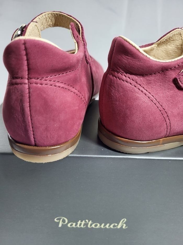 Chaussures charles IX fille en cuir bordeaux Point 25 Made in France 🇨🇵 - photo numéro 5