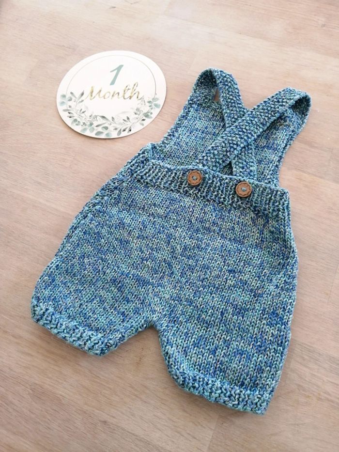 Combishort tricot 1 mois - photo numéro 3