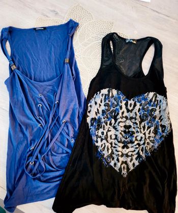 Lot de 2 débardeurs