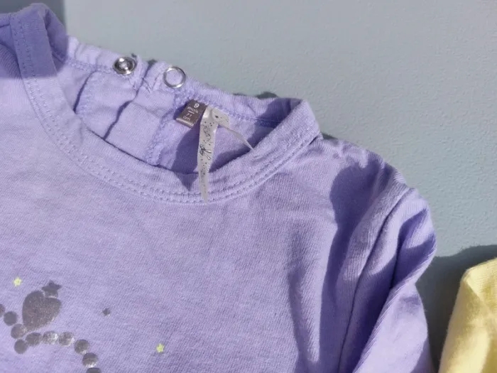 Lot 9 mois 4 pyjamas grenouillères coton - photo numéro 7