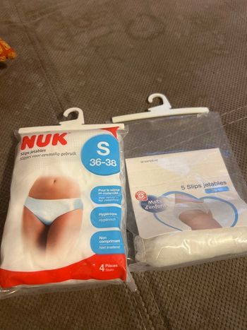 Slip jetable maternité taille S