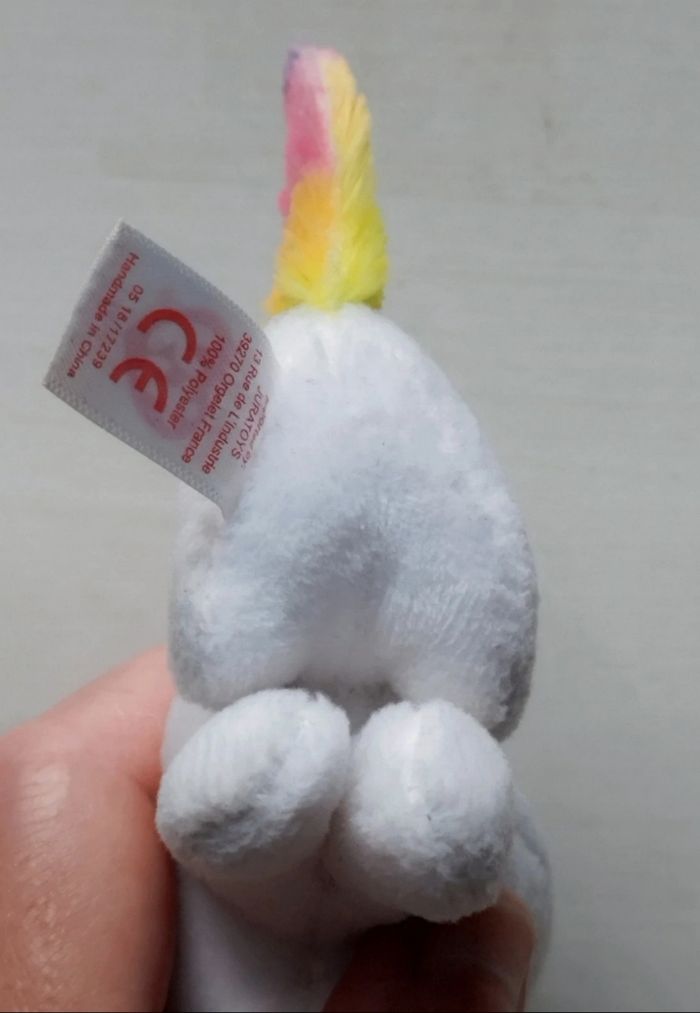 Peluche porte clés licorne TY PIXY - photo numéro 6