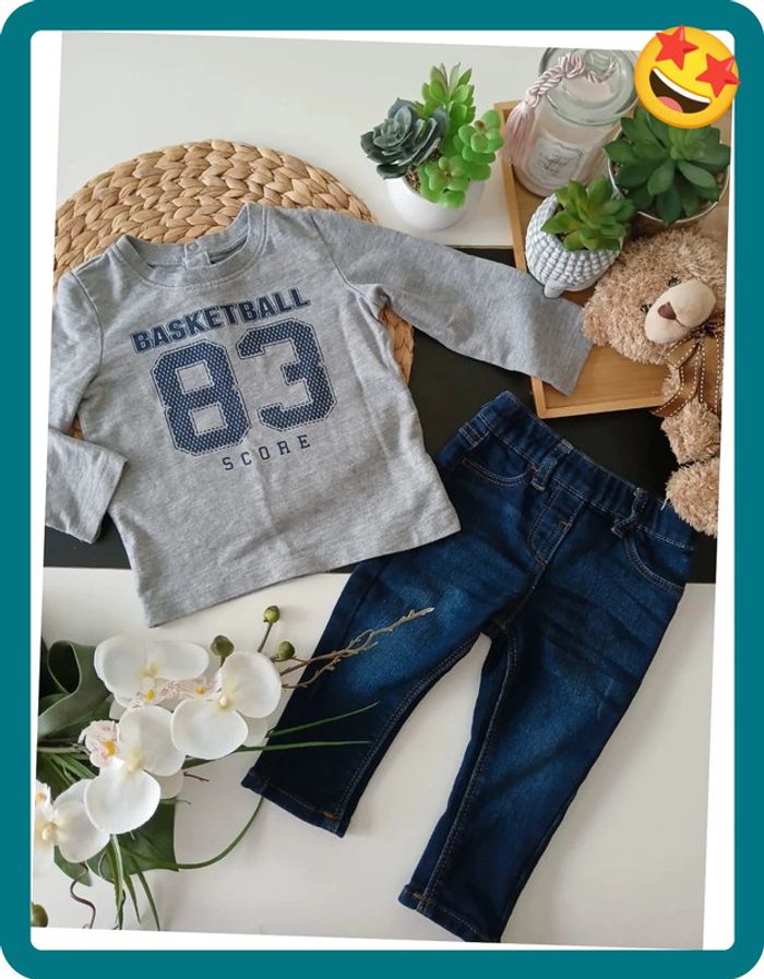 Ensemble bébé garçon Taille 12 mois🌿🦁 - photo numéro 2