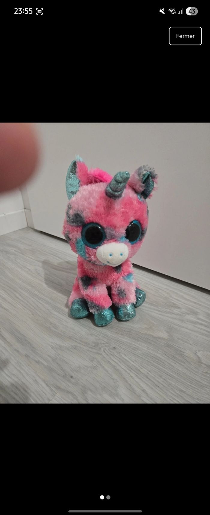 Peluche licorne