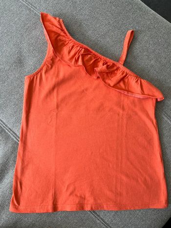 Top asymétrique corail 10 ans La Redoute