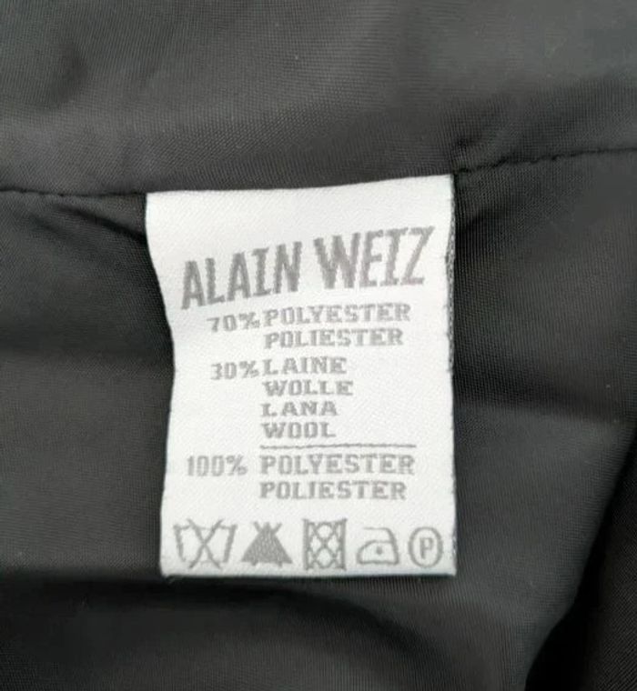 Jupe noire - 30% laine - Alain Weiz - taille 50 - photo numéro 4