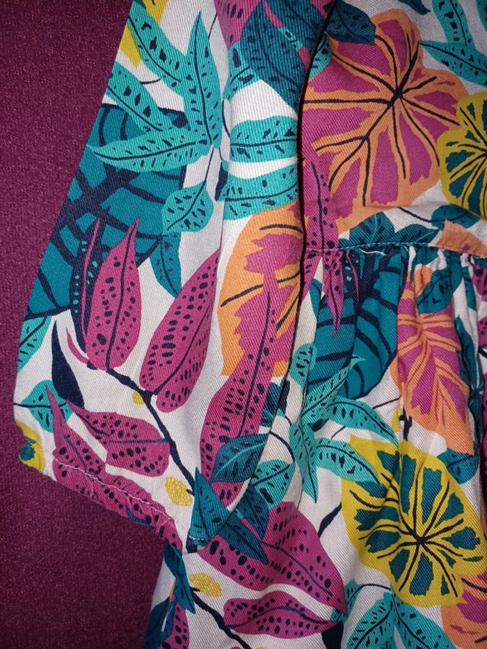 Robe doublée à fleurs DPAM 4 ans - photo numéro 4