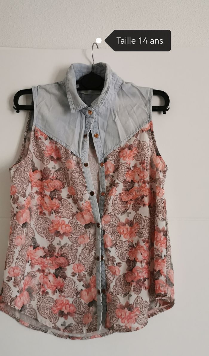 Chemise taille 14 ans