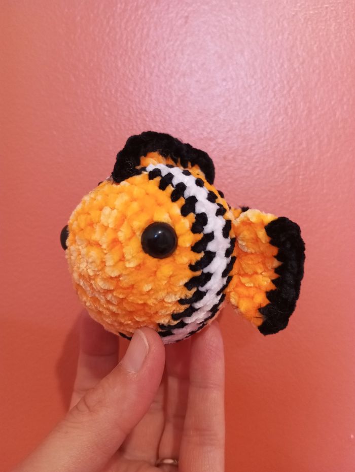 Poisson clown au crochet - photo numéro 2