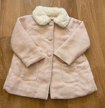 Manteau rose 18M