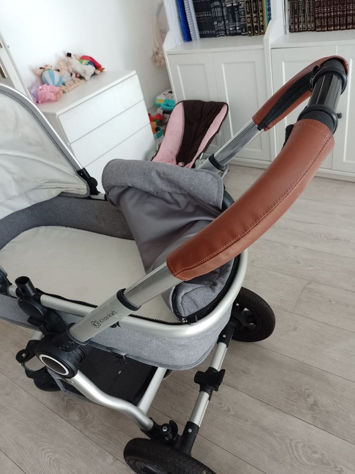 Poussette 3 en 1 Kinderkraft MOOV – Gris – Nacelle, Poussette & Siège Auto - photo numéro 6