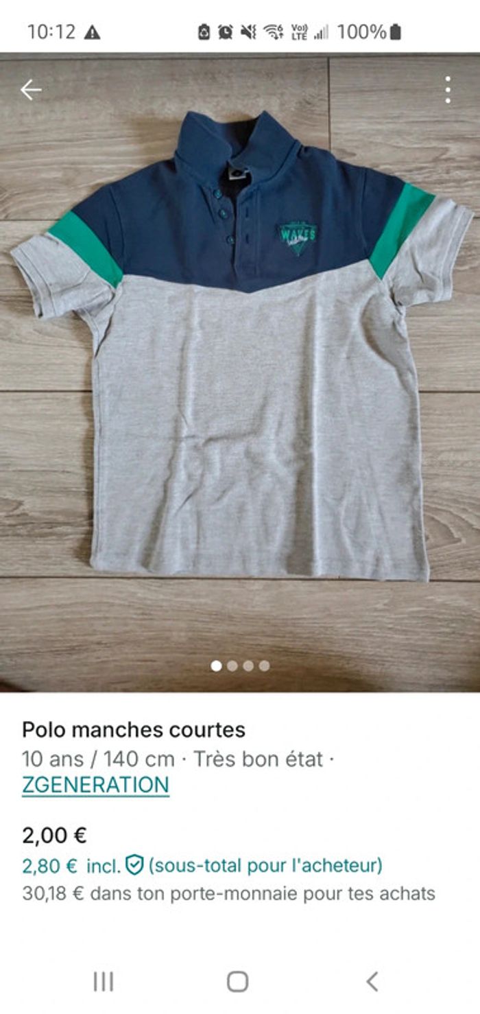 Lot 11 t shirts et polos manches courtes - photo numéro 8