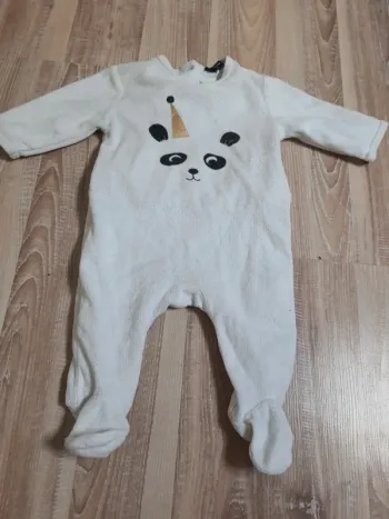 Pyjama grenouillère Kiabi Panda 3 mois