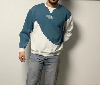 Pull blanc/ bleu boohooMAN