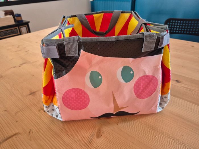 Bac jeu en bois + cubes - photo numéro 4