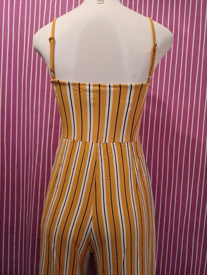 Combi-pantalons évasée rayée 💛 - photo numéro 4