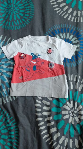 #manu_7896garcon3ans t shirt manches courtes