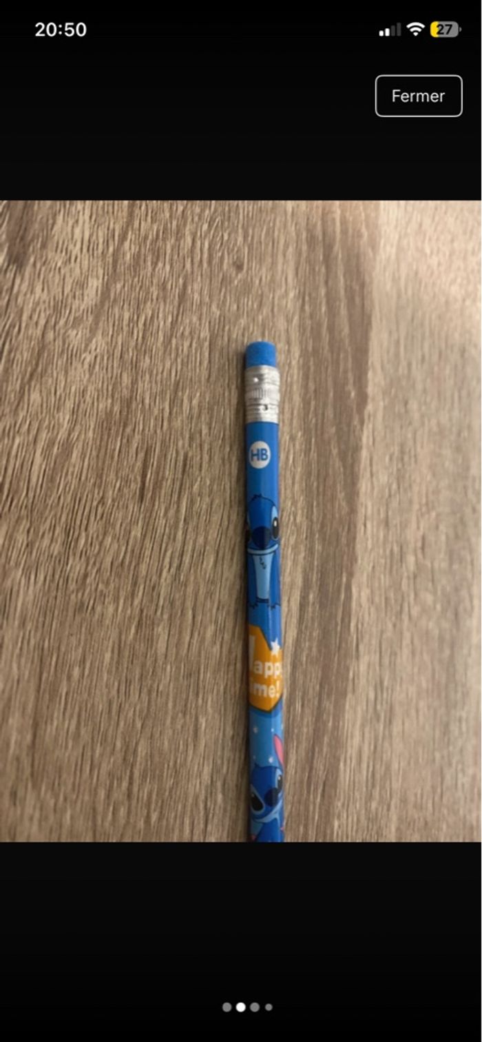 Crayon de bois stitch - photo numéro 3