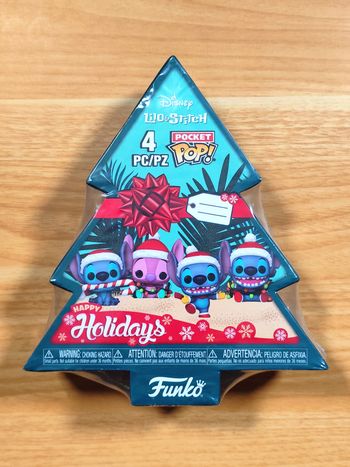 Boîte Collector Funko Pocket Pop! - Disney Lilo & Stitch "Happy Holidays"