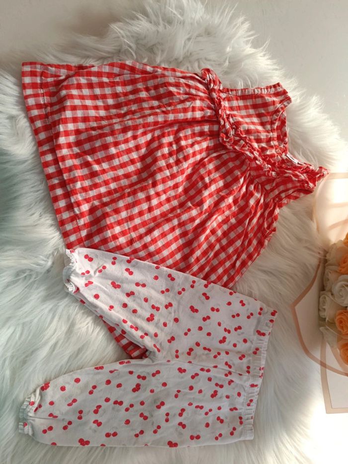 Magnifique ensemble printemps été bébé fille 🍒 - photo numéro 2