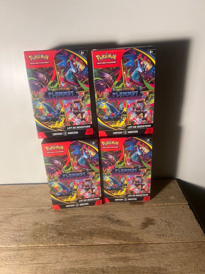 Pokémon Mega Evolution Flammes Fantasmagoriques (ME02) : Bundle 6 boosters FR