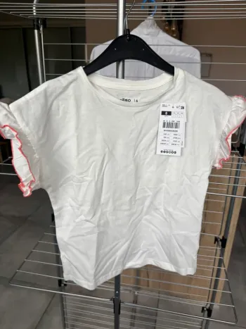 T-shirt uni blanc