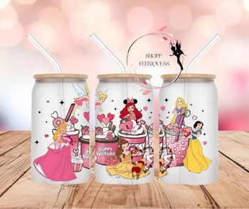 Princesses Smoothie - Gobelet en verre ❤️