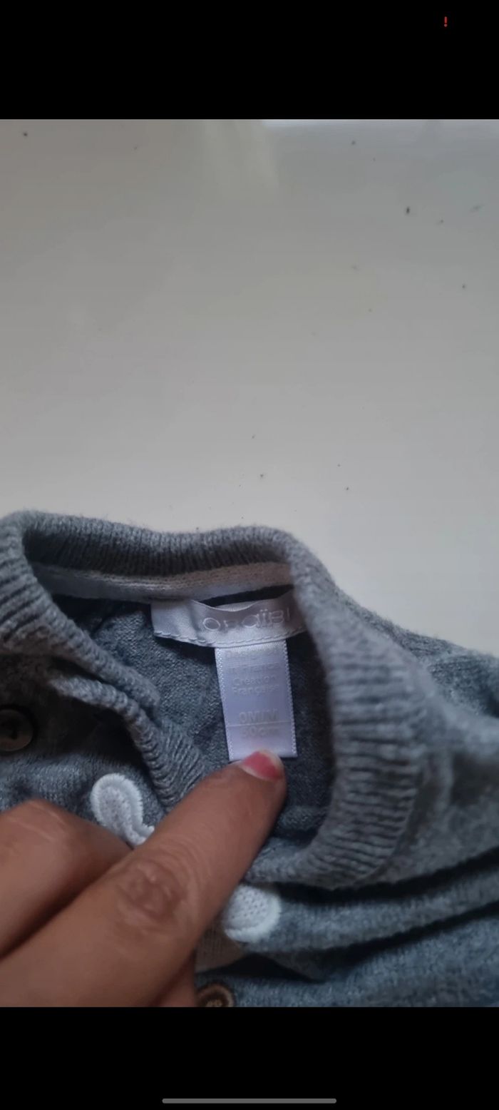 Ensemble bébé obaibi taille naissance 50cm - photo numéro 3