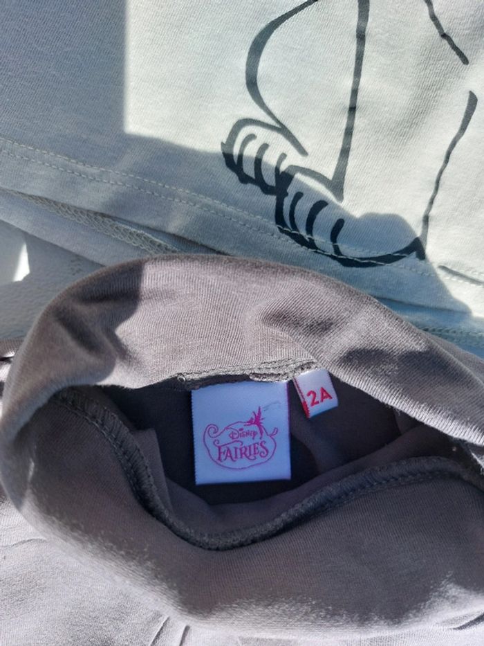 Lot 3 t-shirts manches longues 1 sous pull disney - photo numéro 6