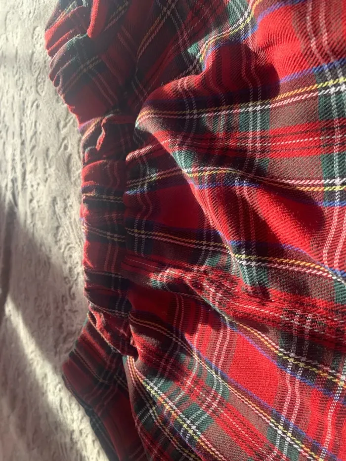 Pantalon écossais rouge neuf - photo numéro 2