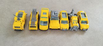 Lot de 8 véhicules chantier