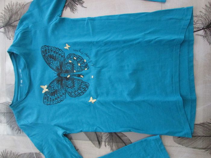 T-shirt fille Papillon Gémo 12 ans - photo numéro 2