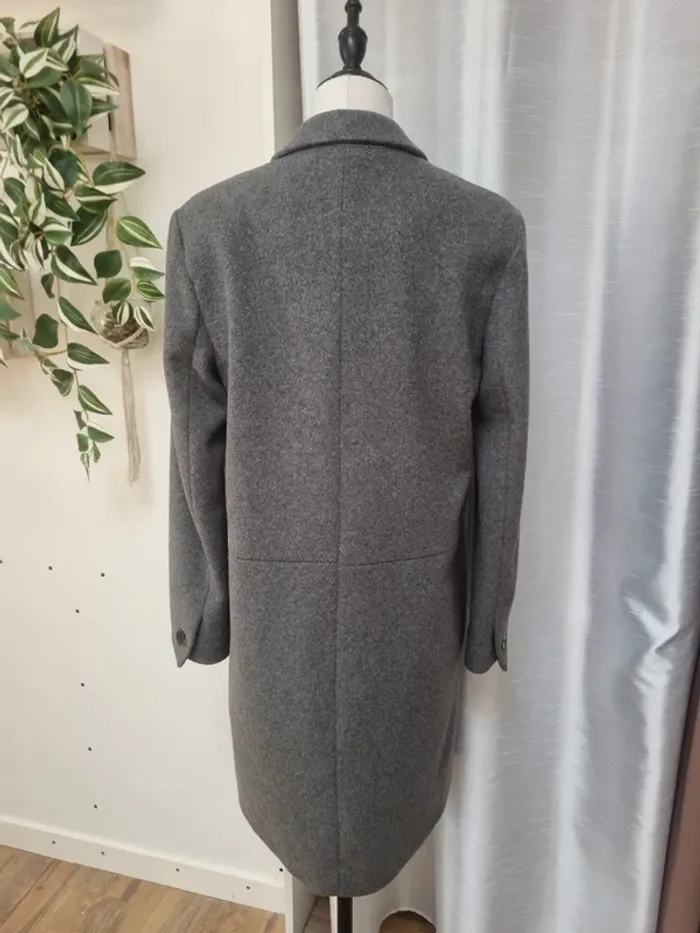 Manteau gris Selected taille 34 - photo numéro 2